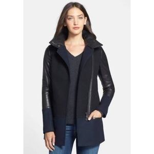 Mackage leita asymmetrical zip coat xs